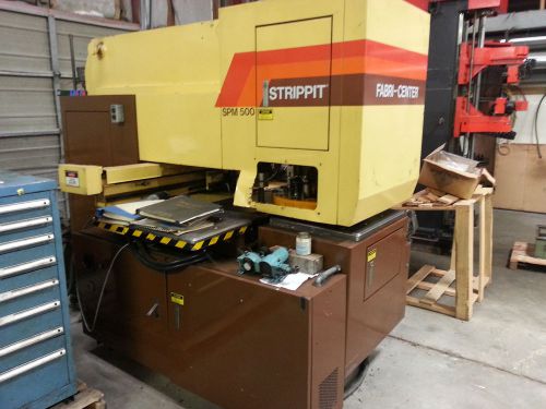 20 Ton Strippit Model SPM500 CNC Turret Punch; CNC Control, 1987