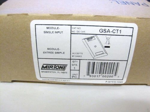 NEW EDWARDS MIRTONE GSA-CT1 CIRCUIT INPUT MODULE NEW IN BOX FREE SHIP IN USA