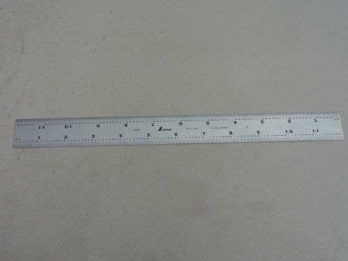 Shinwa 3001c 12&#034; stainless machinist rule ruler 4r 1/8&#034;, 1/16&#034;, 1/32&#034;, 1/64&#034; for sale