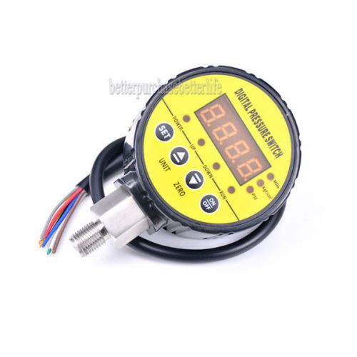 Digital pressure switch,0-16bar(232psi) 240v g1/4 0.5% water pump air compressor for sale