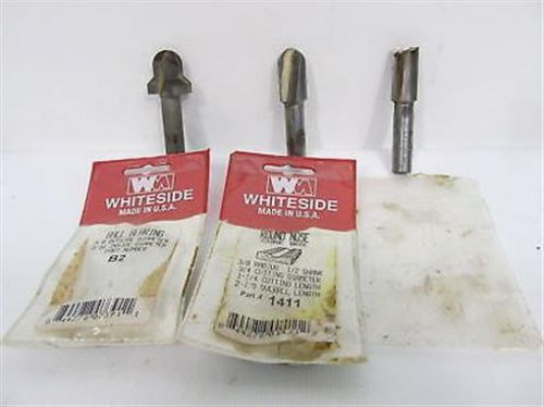 Whiteside router bits 1/2&#034; shank - used - 3 ea for sale