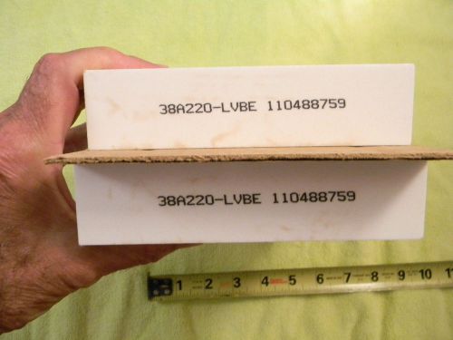 Lot of (2) Norton 38A220-LVBE Hone Stick Blank Unfinish (110488759)