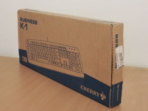 Brand New Cherry CHE-K1KEYBOARD-KB QWERTY Programmable Keyboard K1 Business PS2