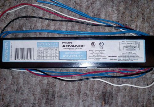 PHILIPS ADVANCE OPTANIUM IOP-2P59-SC  ELECTRONIC BALLAST 120-277 VOLT NEW