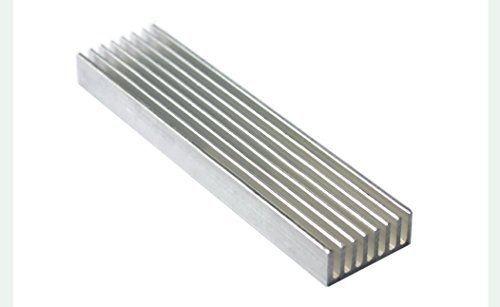 CHENBO(TM) Aluminium Heat Diffuse Heat Sink Cooling Fin 100x25x10mm