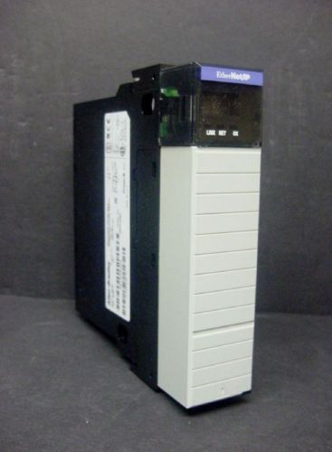 Allen bradley 1756-enbt ser a fw 2.4 controllogix ethernet/ip module plc tested for sale