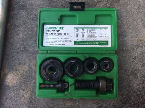 Greenlee Ball Bear Knockout Punch Set 735 735BB