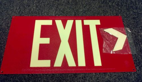 Photoluminescent Exit Sign fwbx MODEL FLPL50-R