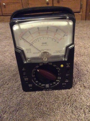 VINTAGE TRIPLETT 630-PLK Type 2 ANALOG VOM MULTIMETER