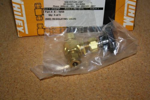 NEW WHITNEY BRASS BALL VALVE B-IVS4