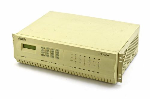 Adtran tsu 600 multiplexer 1202.076l2 with 2 quad fxs 4 port modules for sale