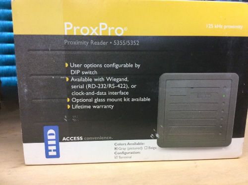 New HID ProxPro 125 kHz Proximity Reader 5355AGN00