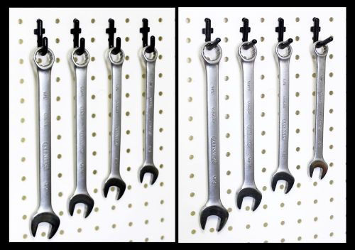 WallPeg Flex-Lock J &amp; L Peg Hooks for 1/4&#034; Pegboard - Lot 100 - Black or White