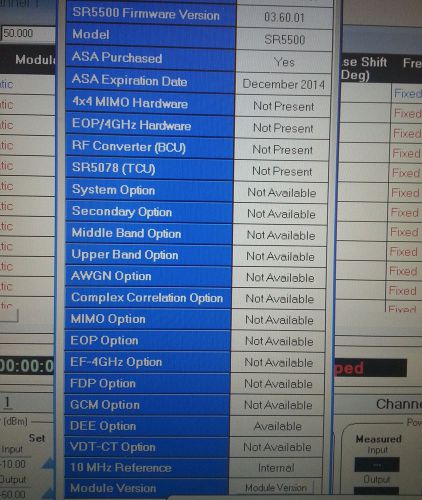 Spirent SR5500 Wireless Channel Emulator with DEE