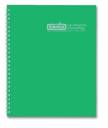 House of doolittle 2016 - 2017 planner, academic, bright green, 8.5 x 11&#034; for sale