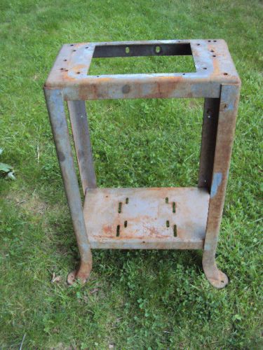 Vintage industrial steel work table base heavy duty bench legs for sale