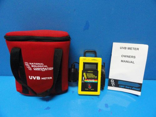 National Biological Corporation (NBC) UVB Meter Set, Model UVB-500C (7477)