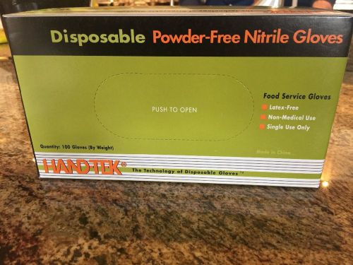 Hand-Tek Disposable powder-free Nitrile Gloves XL in Blue