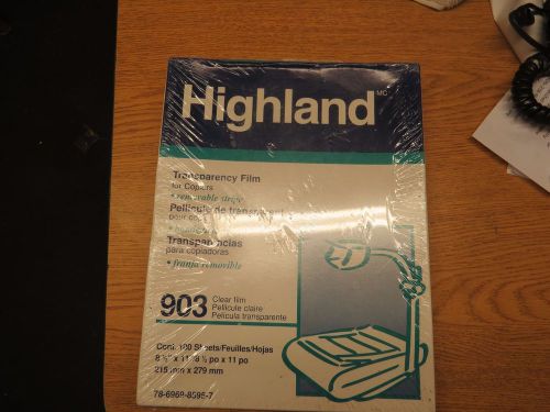 HIGHLAND 903 TRANSPARENCY FILM 100  New