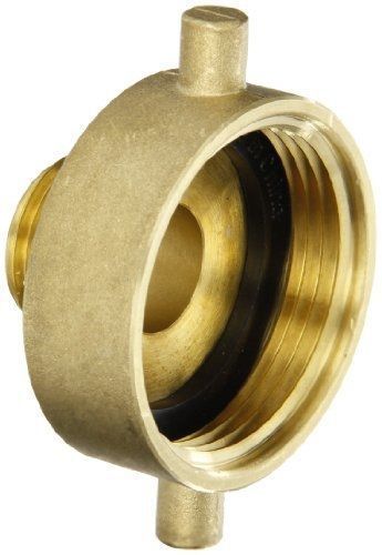 Dixon Valve HA1576 Brass Fire Equipment, Hydrant Adapter with Pin Lug, 1-1/2&#034;