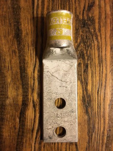 Thomas &amp; Betts Compression Terminal Lug 550/24 3/8&#034; X 1&#034; Hole 11 Lugs.