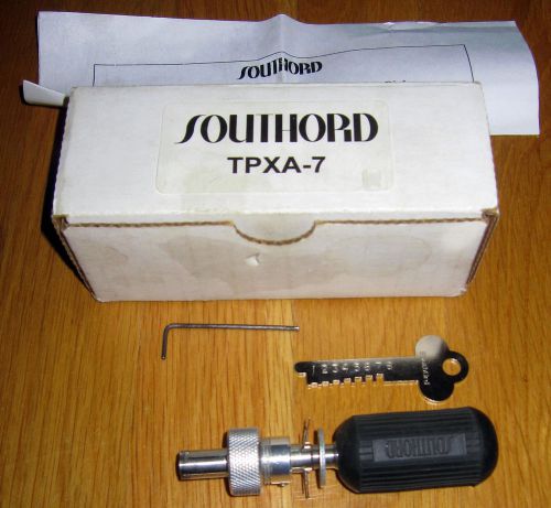 SOUTHORD TPXA-7 Adjustable 7 Pin Tubular Manipulation Lock Pick Locksmith Gear