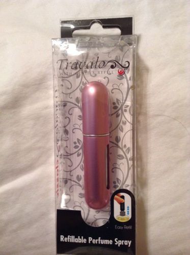 TRAVALO CLASSIC/ GENIE-S EASY REFILL REFILLABLE PERFUME TRAVEL SPRAY Pink