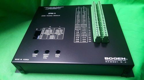 Zpm3 Bogen 3-zone Paging Module