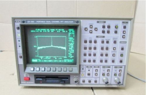 ONO SOKKI CF-360 Portable Dual Channel FFT Analyzer