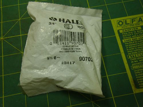 Halex conduit chase nipple 3/4&#034; rgd 90702 10417 (qty.5) #3441a for sale