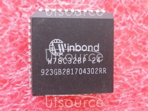 1PCS W78C32BP-24  Encapsulation:PLCC-44,8-Bit Microcontroller