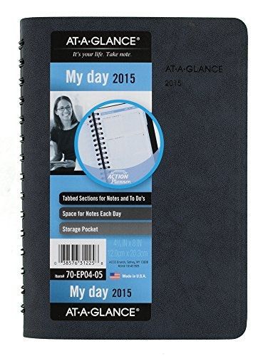At-A-Glance AT-A-GLANCE Daily Appointment Book 2015, The Action Planner,