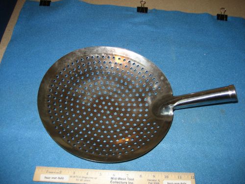 STAINLESS STEEL CHINESE WOK STIR FRY UTENSIL STRAINER SCOOP LADLE