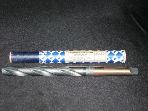 UNION BUTTERFIELD CHIP BREAKER DRILL 45/64 # 2 MT DRILL #500C 42-11911