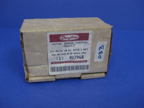 Dayton 4x796B Motor Speed Control Module, New