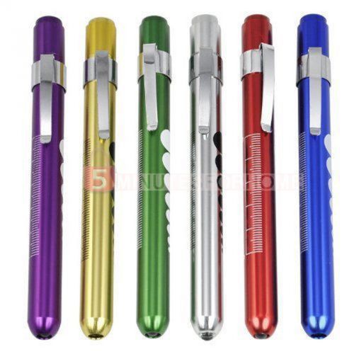 New reusable aluminum led pupil gauge nurse pen light medical check flashlight for sale