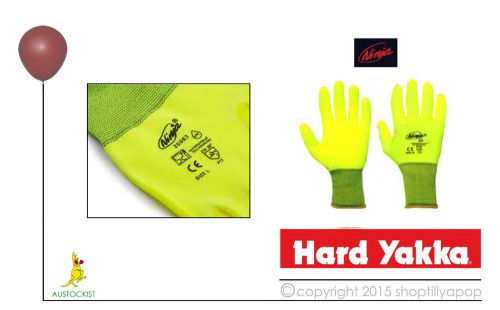 Hard Yakka Ninja HPT Gloves Wet/Dry Gripping Size XL - BNWT Free Post 30%off