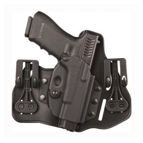 Blackhawk 422001BK-R ITP Tuckable Holster Leather Black RH Fits Glock 45