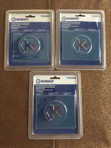 LOT OF 3 : KOBALT 0165005 welding helmet outer lens replacement