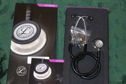 3m littmann classic iii stethoscope black tube 5620 new open box for sale