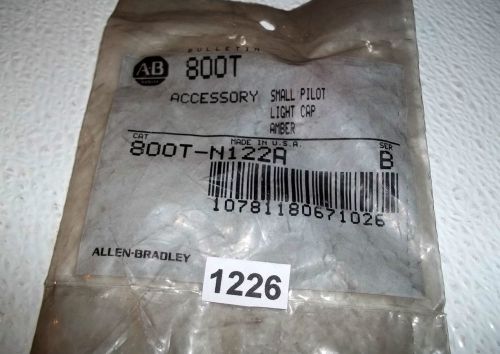 Allen Bradley 800T-N122A Small Pilot Light Cap Amber