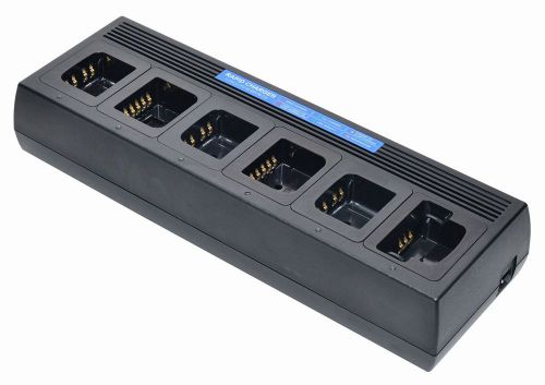 Six unit gang charger for kenwood nx220 nx320 tk2360 tk3360 tk2170 tk3160 tk3170 for sale