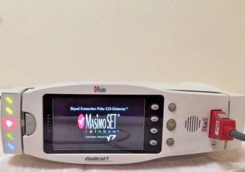 MASIMO Rainbow Radical 7 Pulse Oximeter with Docking station - &#034;Refurbished&#034;