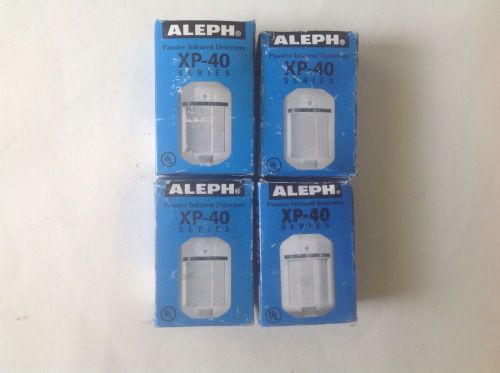 ALEPH XP-40 PASSIVE INFRARED MOTION DETECTOR WITH PET IMMUNITY LOT OF 4