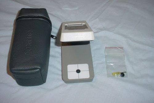 X-Rite transmission densitometer--331c--B/W--tested --works- new batt. near mint