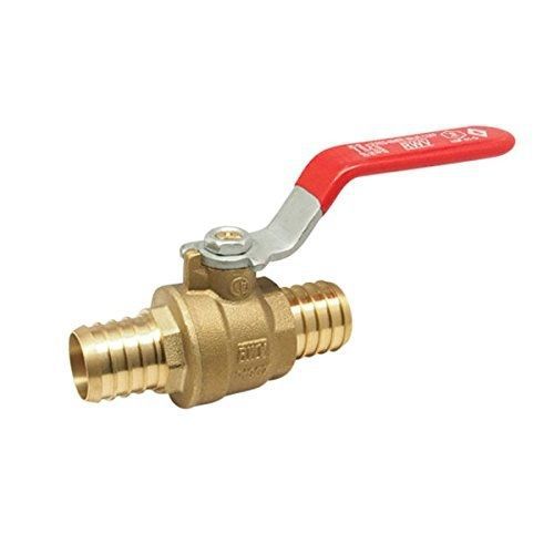 Red-White Valve 12RW5009ABW Lead Free Brass PEX Ball Valve F1807 with Wing