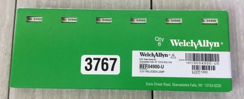 Welch Allyn Ref 04900-U 3.5V Halogen Lamp Pack NEW 3767