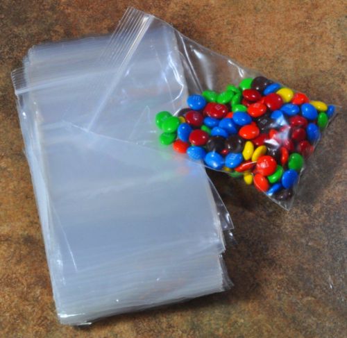 100 CLEAR Reclosable Zipper Bag. 4&#039;&#039; x 6&#039;&#039; - 2 mil. thick