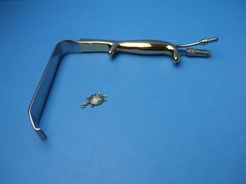 FERREIRA style Brest Retractor w/Fiber optic Light Guide &amp; suction tube (GERMAN)