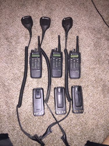 Motorola XPR 6550 UHF lot of 3 403-470mhz Plus Motorola Mtx 9250